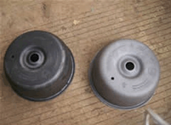 汽車零部件噴砂處理前后